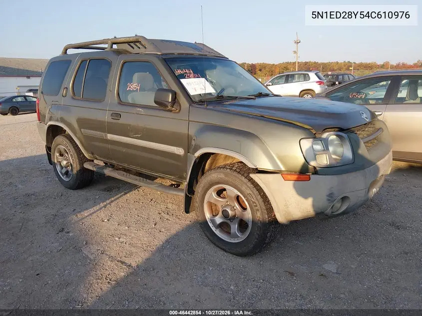 NISSAN XTERRA 2004, VIN 5N1ED28Y54C610976