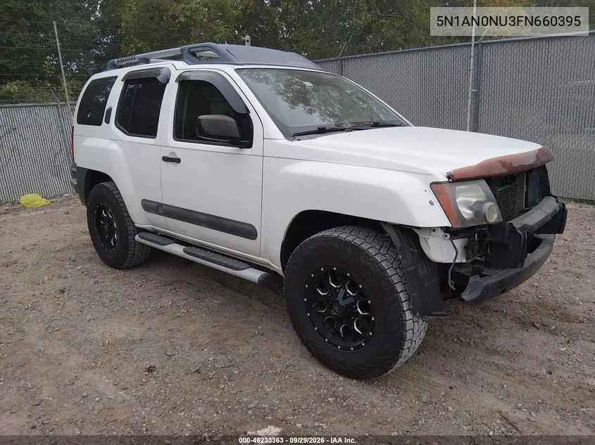 NISSAN XTERRA 2015, VIN 5N1AN0NU3FN660395