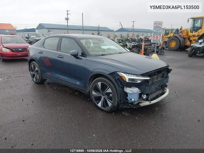 POLESTAR 2 2023, VIN YSMED3KA6PL153500