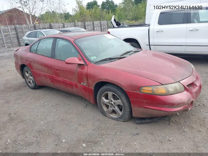 PONTIAC BONNEVILLE 2004, VIN 1G2HY52K34U164630