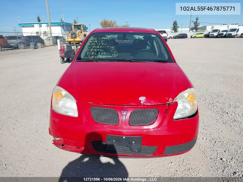 2006 PONTIAC G5 VIN 1G2AL55F467875771 — фото 13