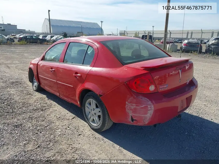 2006 PONTIAC G5 VIN 1G2AL55F467875771 — фото 3