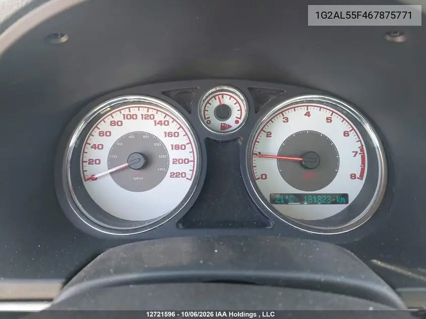 2006 PONTIAC G5 VIN 1G2AL55F467875771 — фото 7