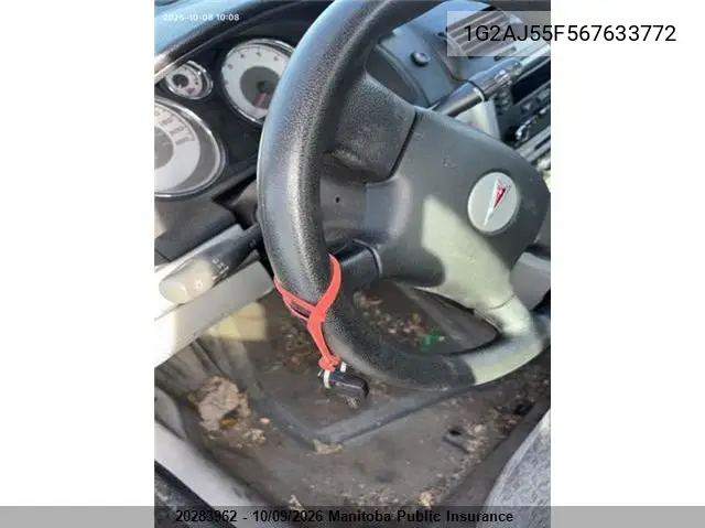 PONTIAC G5 2006, VIN 1G2AJ55F567633772