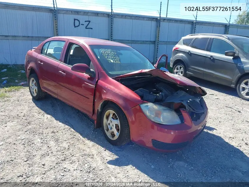 PONTIAC G5 2007, VIN 1G2AL55F377261554
