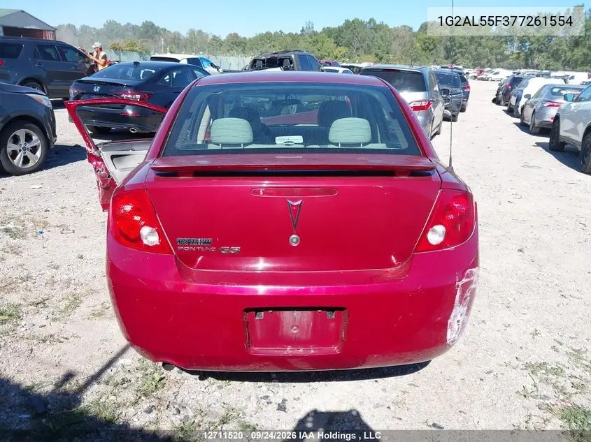 2007 PONTIAC G5 VIN 1G2AL55F377261554 — фото 16
