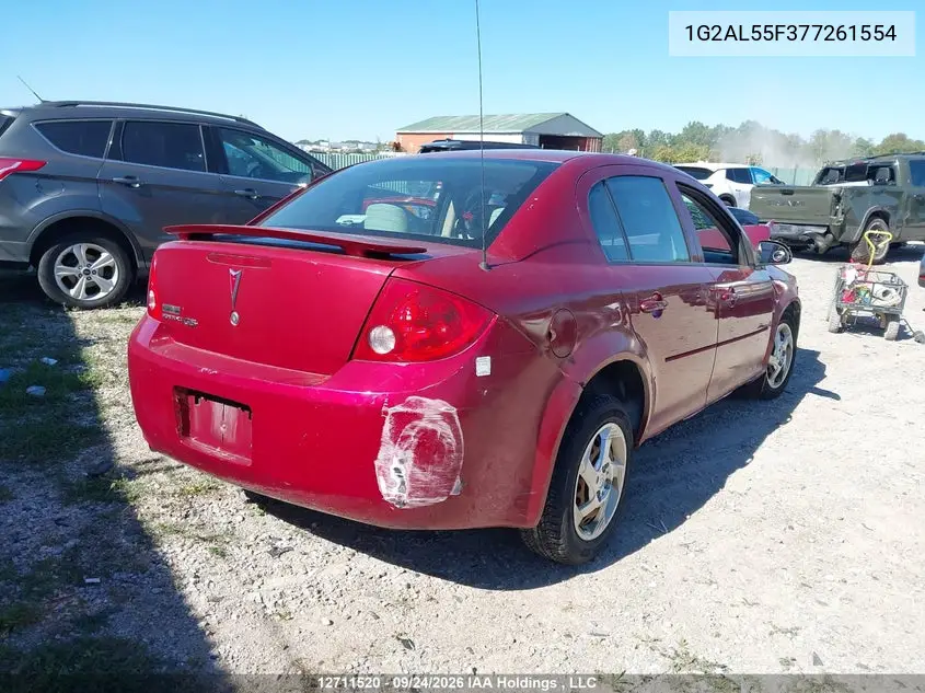 2007 PONTIAC G5 VIN 1G2AL55F377261554 — фото 4