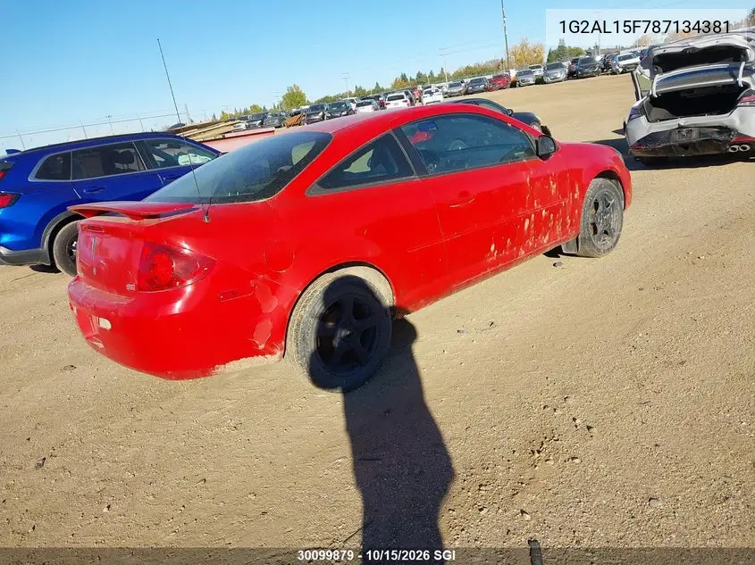 2008 PONTIAC G5 VIN 1G2AL15F787134381 — фото 4