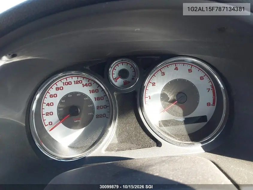 2008 PONTIAC G5 VIN 1G2AL15F787134381 — фото 7