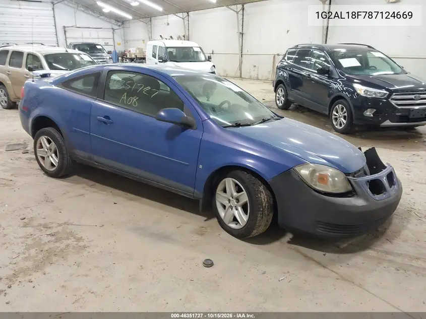 PONTIAC G5 2008, VIN 1G2AL18F787124669