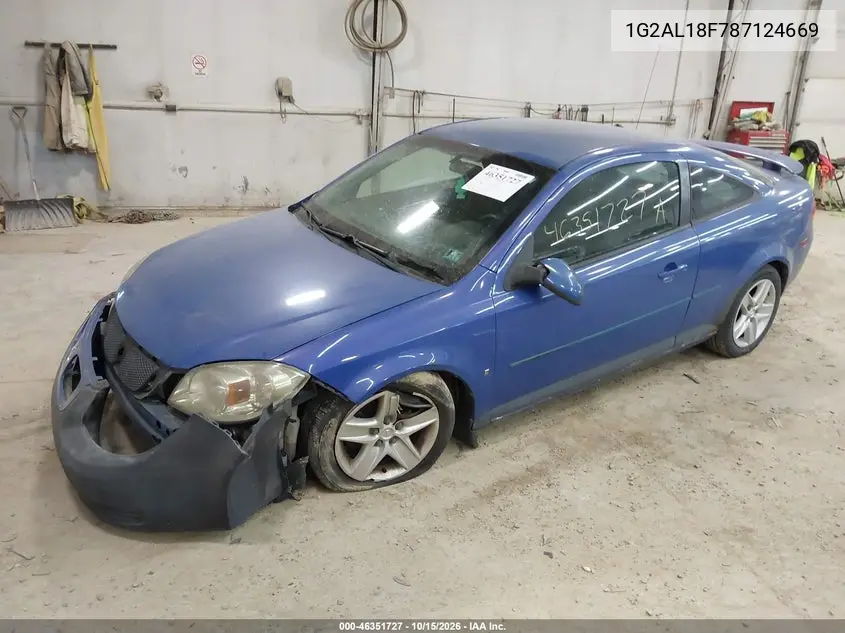 2008 PONTIAC G5 VIN 1G2AL18F787124669 — фото 2