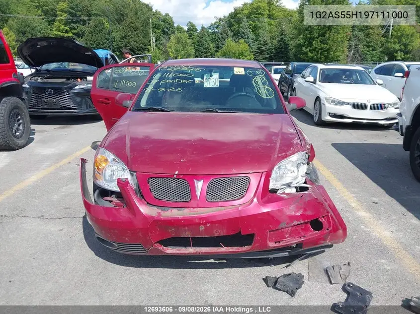 2009 PONTIAC G5 VIN 1G2AS55H197111000 — фото 12