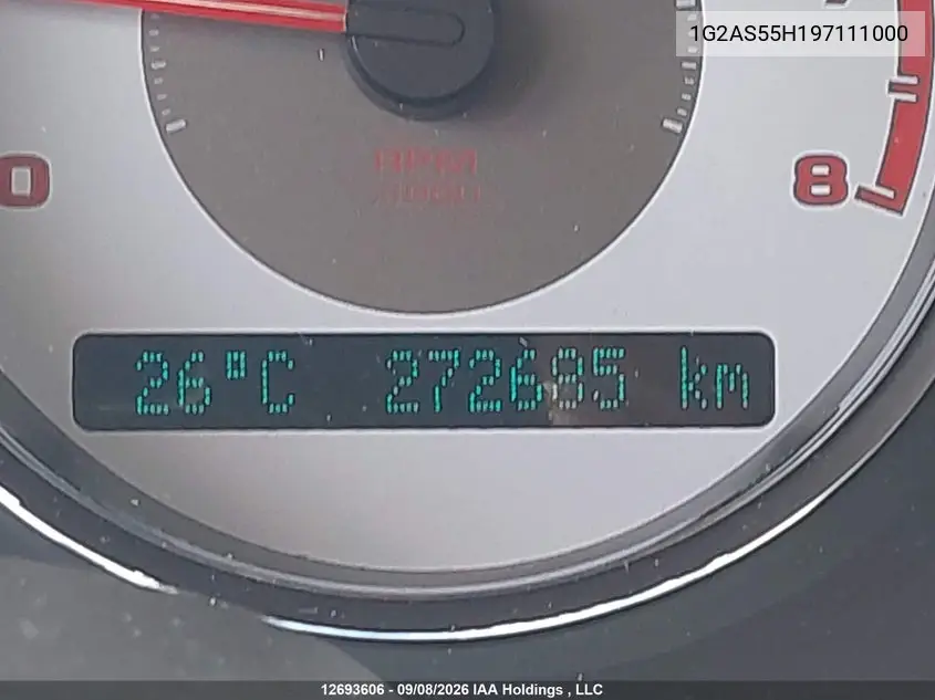2009 PONTIAC G5 VIN 1G2AS55H197111000 — фото 15