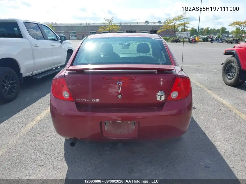 2009 PONTIAC G5 VIN 1G2AS55H197111000 — фото 16
