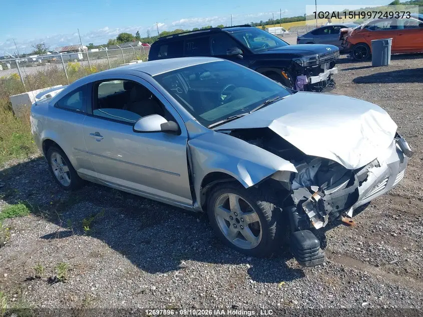 PONTIAC G5 2009, VIN 1G2AL15H997249373