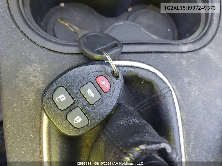 2009 PONTIAC G5 VIN 1G2AL15H997249373 — фото 10