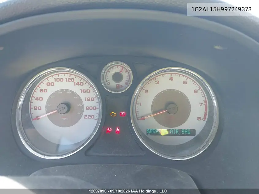 2009 PONTIAC G5 VIN 1G2AL15H997249373 — фото 7