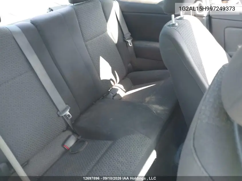 2009 PONTIAC G5 VIN 1G2AL15H997249373 — фото 8