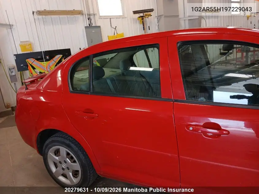 2009 PONTIAC G5 VIN 1G2AR55H197229043 — фото 3