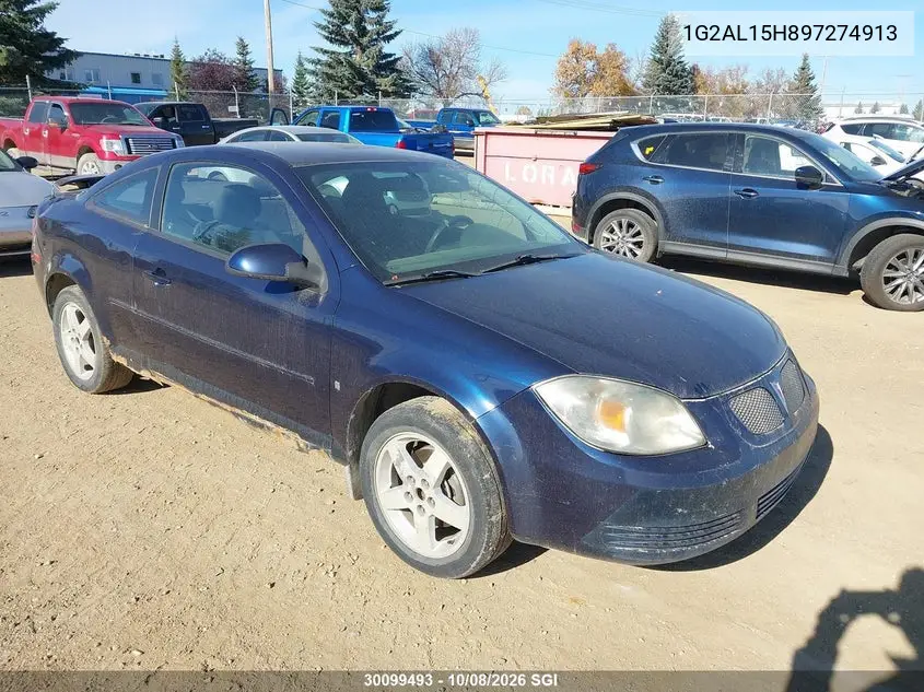 PONTIAC G5 2009, VIN 1G2AL15H897274913