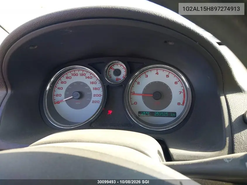 2009 PONTIAC G5 VIN 1G2AL15H897274913 — фото 12