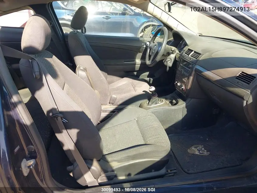 2009 PONTIAC G5 VIN 1G2AL15H897274913 — фото 5