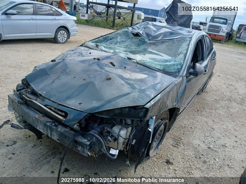 PONTIAC G6 2006, VIN 1G2ZG558164256541