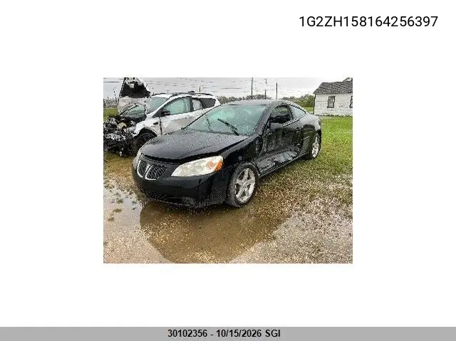 2006 PONTIAC G6 VIN 1G2ZH158164256397 — фото 2