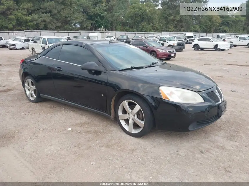 PONTIAC G6 2008, VIN 1G2ZH36NX84162909