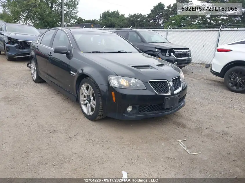 PONTIAC G8 2009, VIN 6G2ER57729L159066