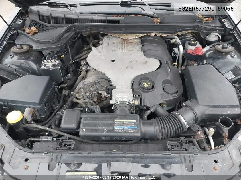 2009 PONTIAC G8 VIN 6G2ER57729L159066 — фото 10