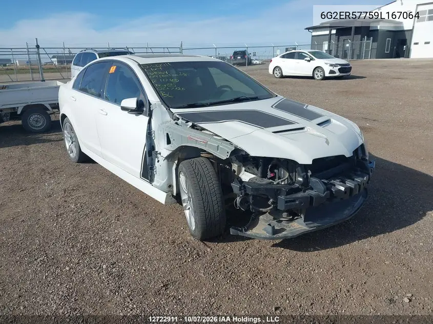 PONTIAC G8 2009, VIN 6G2ER57759L167064