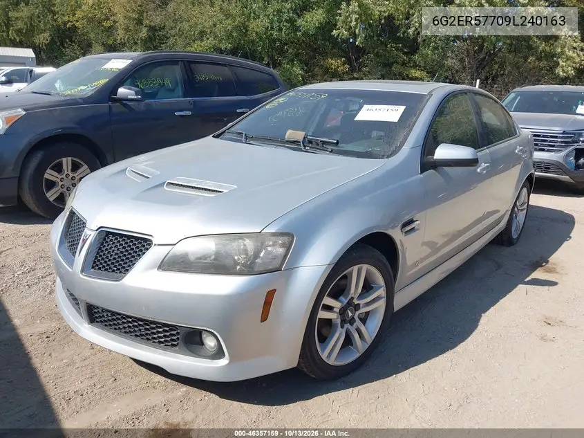 2009 PONTIAC G8 VIN 6G2ER57709L240163 — фото 2