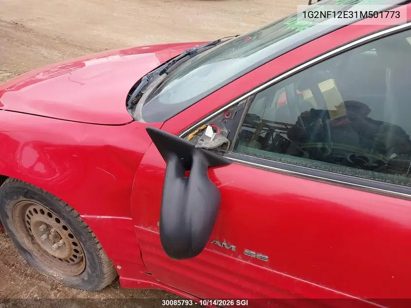 2001 PONTIAC GRAND AM VIN 1G2NF12E31M501773 — фото 18