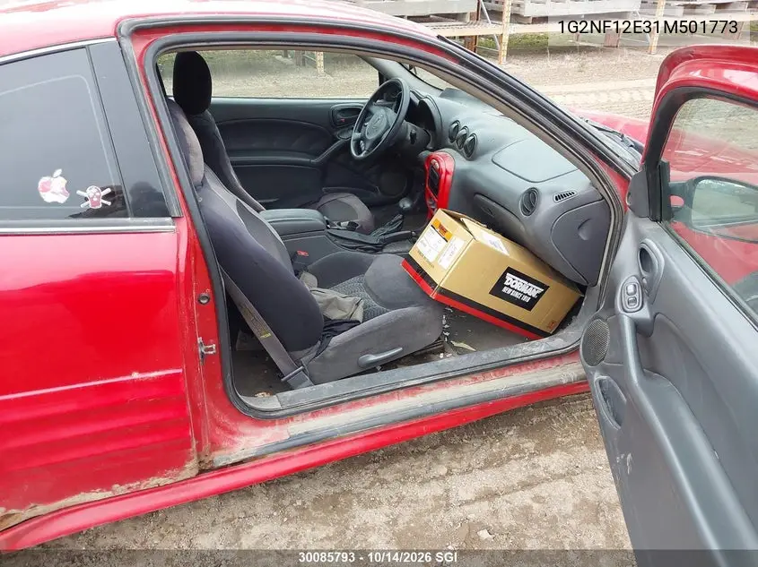 2001 PONTIAC GRAND AM VIN 1G2NF12E31M501773 — фото 5