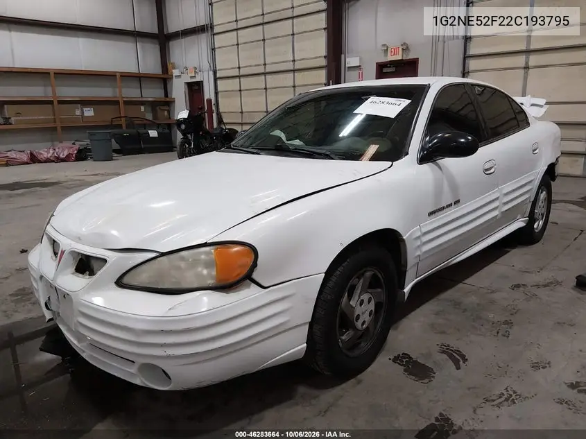 2002 PONTIAC GRAND AM VIN 1G2NE52F22C193795 — фото 2