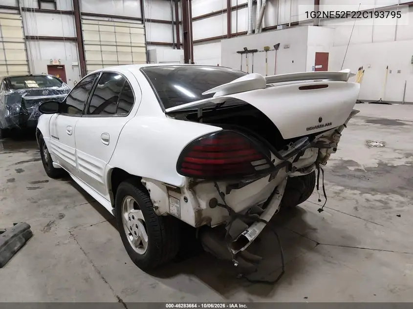2002 PONTIAC GRAND AM VIN 1G2NE52F22C193795 — фото 3