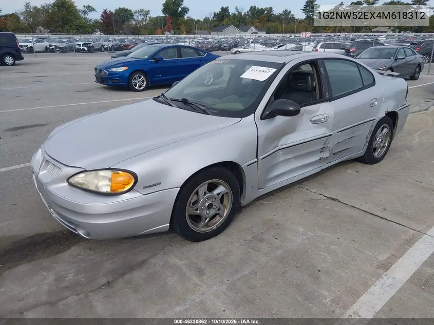 2004 PONTIAC GRAND AM VIN 1G2NW52EX4M618312 — фото 2