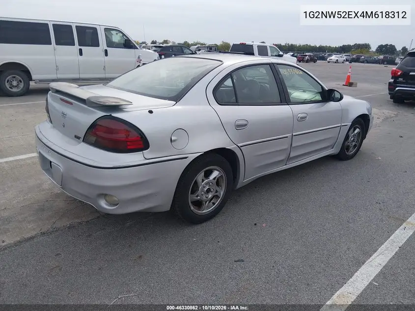 2004 PONTIAC GRAND AM VIN 1G2NW52EX4M618312 — фото 4