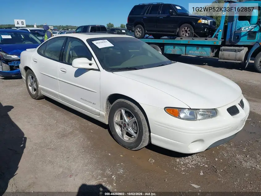 PONTIAC GRAND PRIX 2003, VIN 1G2WP52K33F162857