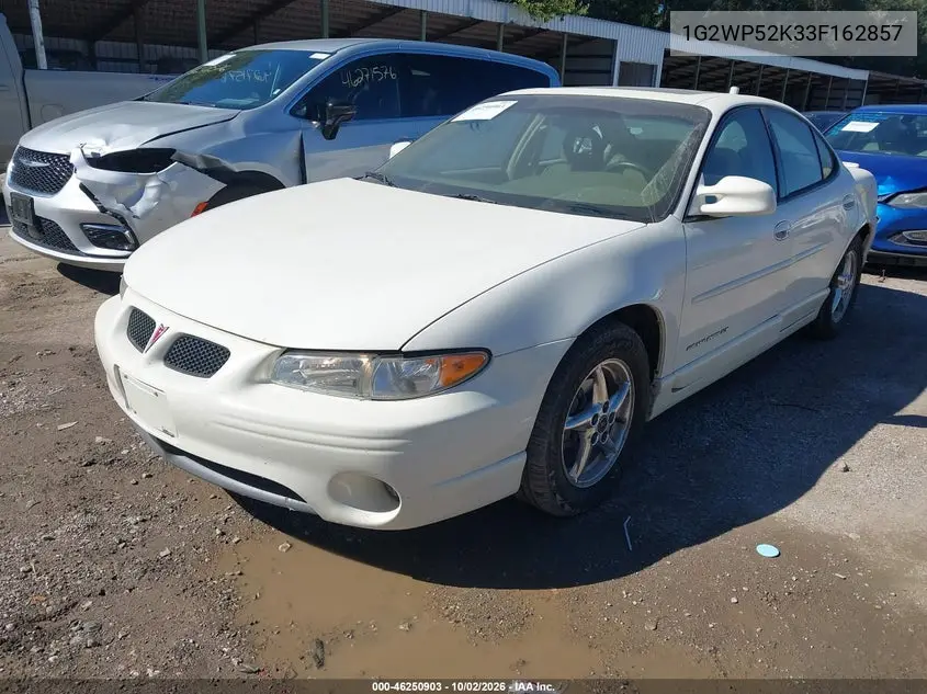 2003 PONTIAC GRAND PRIX VIN 1G2WP52K33F162857 — фото 2