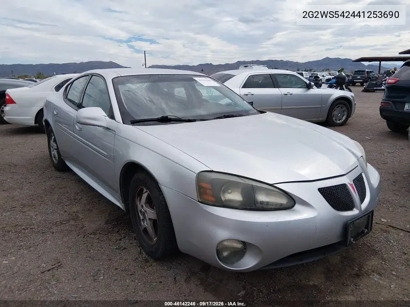PONTIAC GRAND PRIX 2004, VIN 2G2WS542441253690