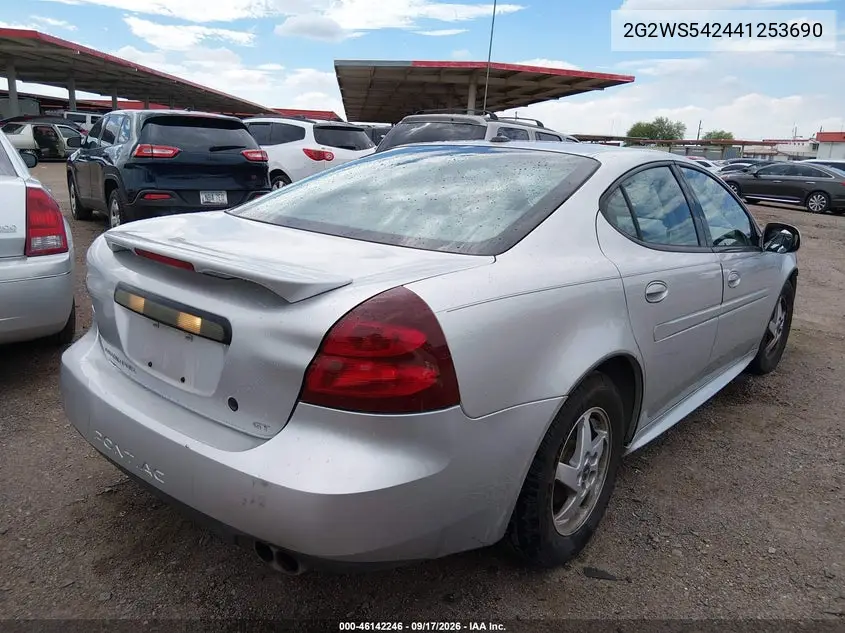 2004 PONTIAC GRAND PRIX VIN 2G2WS542441253690 — фото 4