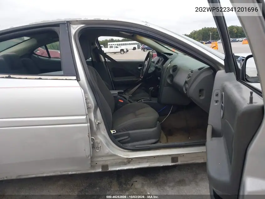 2004 PONTIAC GRAND PRIX VIN 2G2WP522341201696 — фото 5