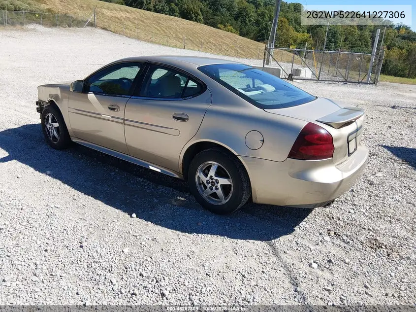 2004 PONTIAC GRAND PRIX VIN 2G2WP522641227306 — фото 3