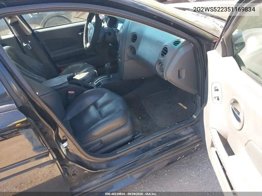 2005 PONTIAC GRAND PRIX VIN 2G2WS522351169834 — фото 5