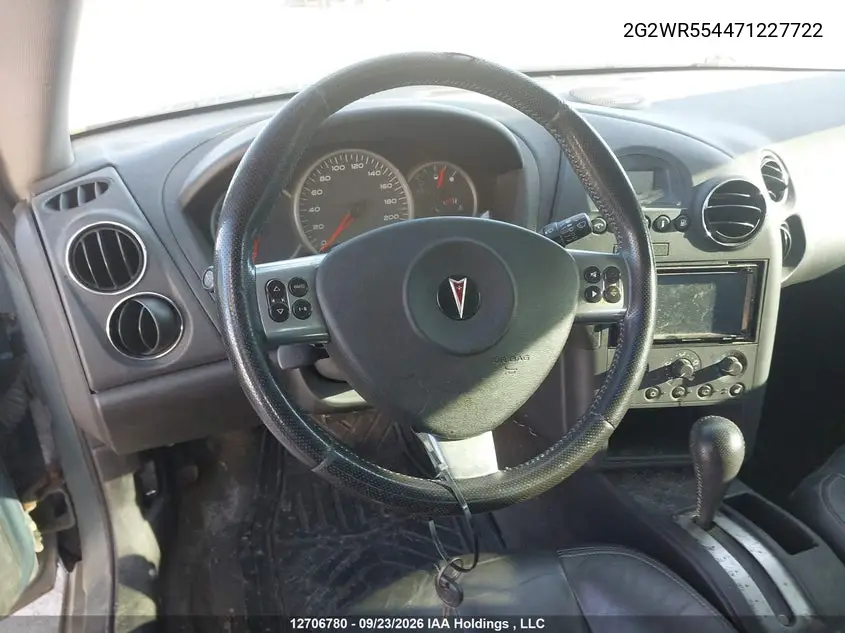 2007 PONTIAC GRAND PRIX VIN 2G2WR554471227722 — фото 18