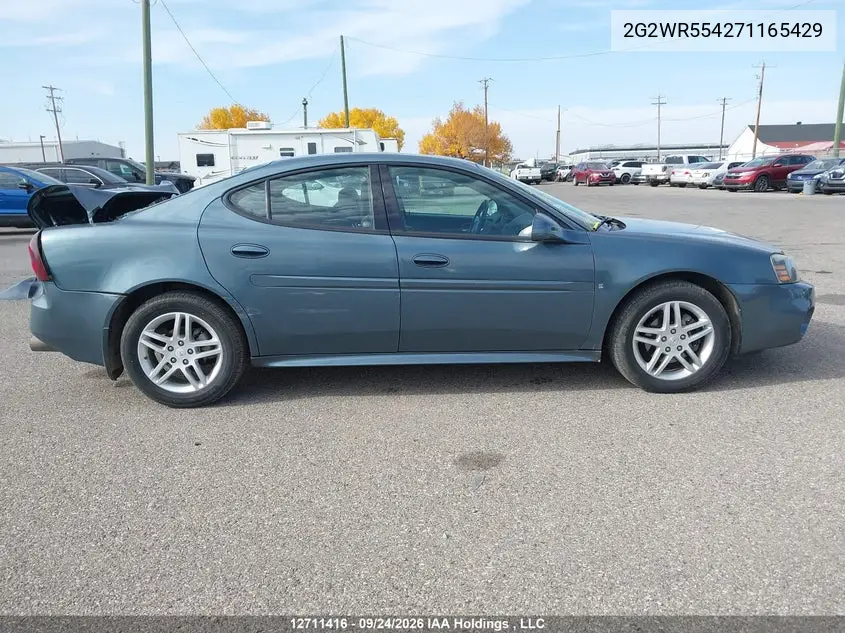 2007 PONTIAC GRAND PRIX VIN 2G2WR554271165429 — фото 13