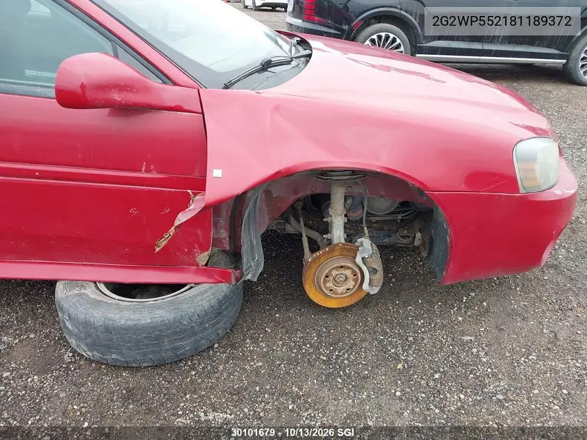 2008 PONTIAC GRAND PRIX VIN 2G2WP552181189372 — фото 6