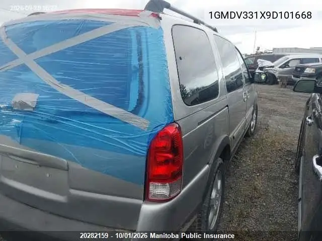 2009 PONTIAC MONTANA VIN 1GMDV331X9D101668 — фото 4